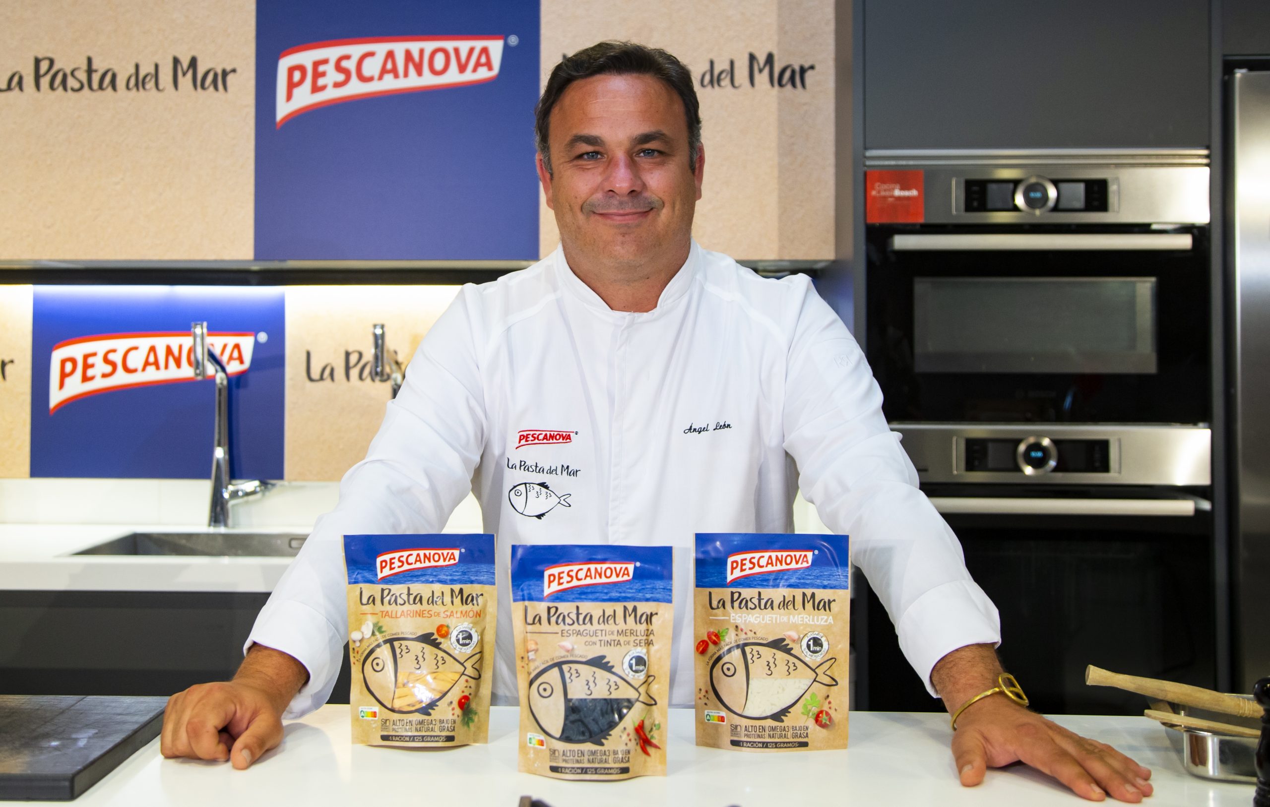 Pescanova Presenta La Pasta Del Mar Su Primera Innovacion Con Angel Leon Nueva Pescanova